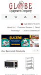 Mobile Screenshot of globeequipment.com